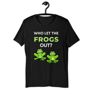 Who Let The Frogs Out? T-Shirt - Frogs Enthusiasts - Funny Frog Shirt - Love Music Who let The Frog Out? Classic T-Shirt