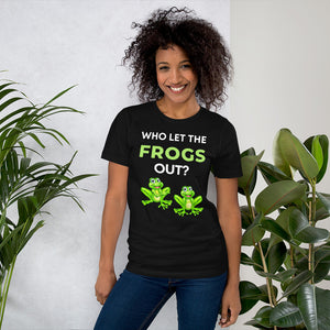 Who Let The Frogs Out? T-Shirt - Frogs Enthusiasts - Funny Frog Shirt - Love Music Who let The Frog Out? Classic T-Shirt