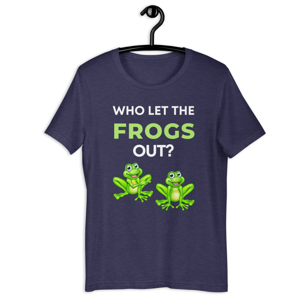 Who Let The Frogs Out? T-Shirt - Frogs Enthusiasts - Funny Frog Shirt - Love Music Who let The Frog Out? Classic T-Shirt