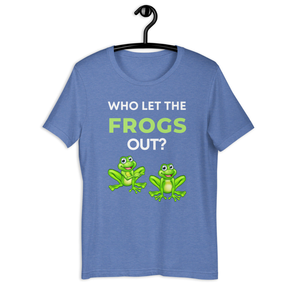 Who Let The Frogs Out? T-Shirt - Frogs Enthusiasts - Funny Frog Shirt - Love Music Who let The Frog Out? Classic T-Shirt