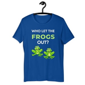 Who Let The Frogs Out? T-Shirt - Frogs Enthusiasts - Funny Frog Shirt - Love Music Who let The Frog Out? Classic T-Shirt